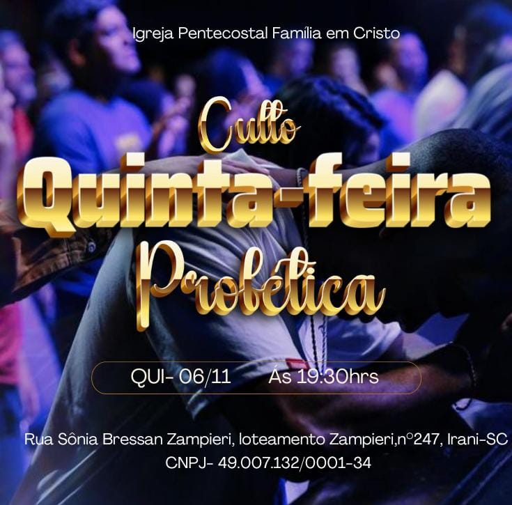 Culto Quinta-feira Profética